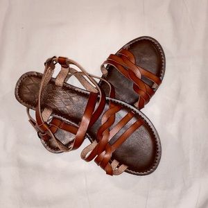 Leather sandals